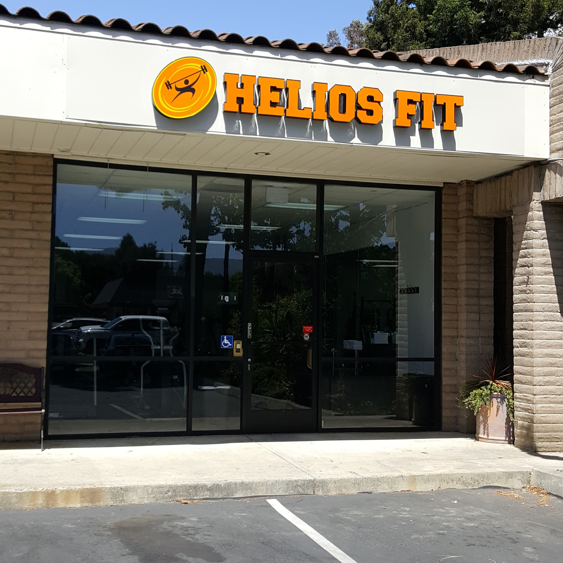 Helios Fit studio storefront in Mountain View